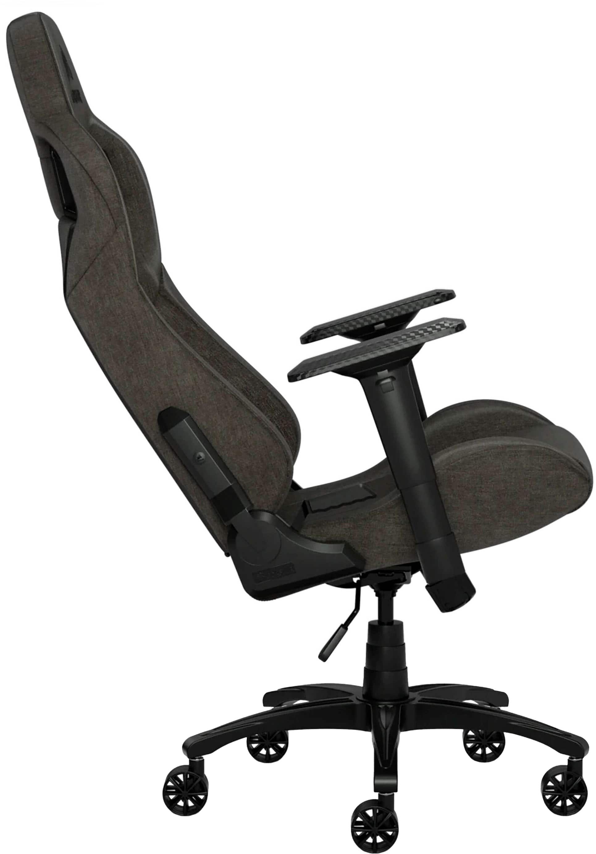 Alt View 11. CORSAIR - T3 RUSH Fabric Gaming Chair - Charcoal.