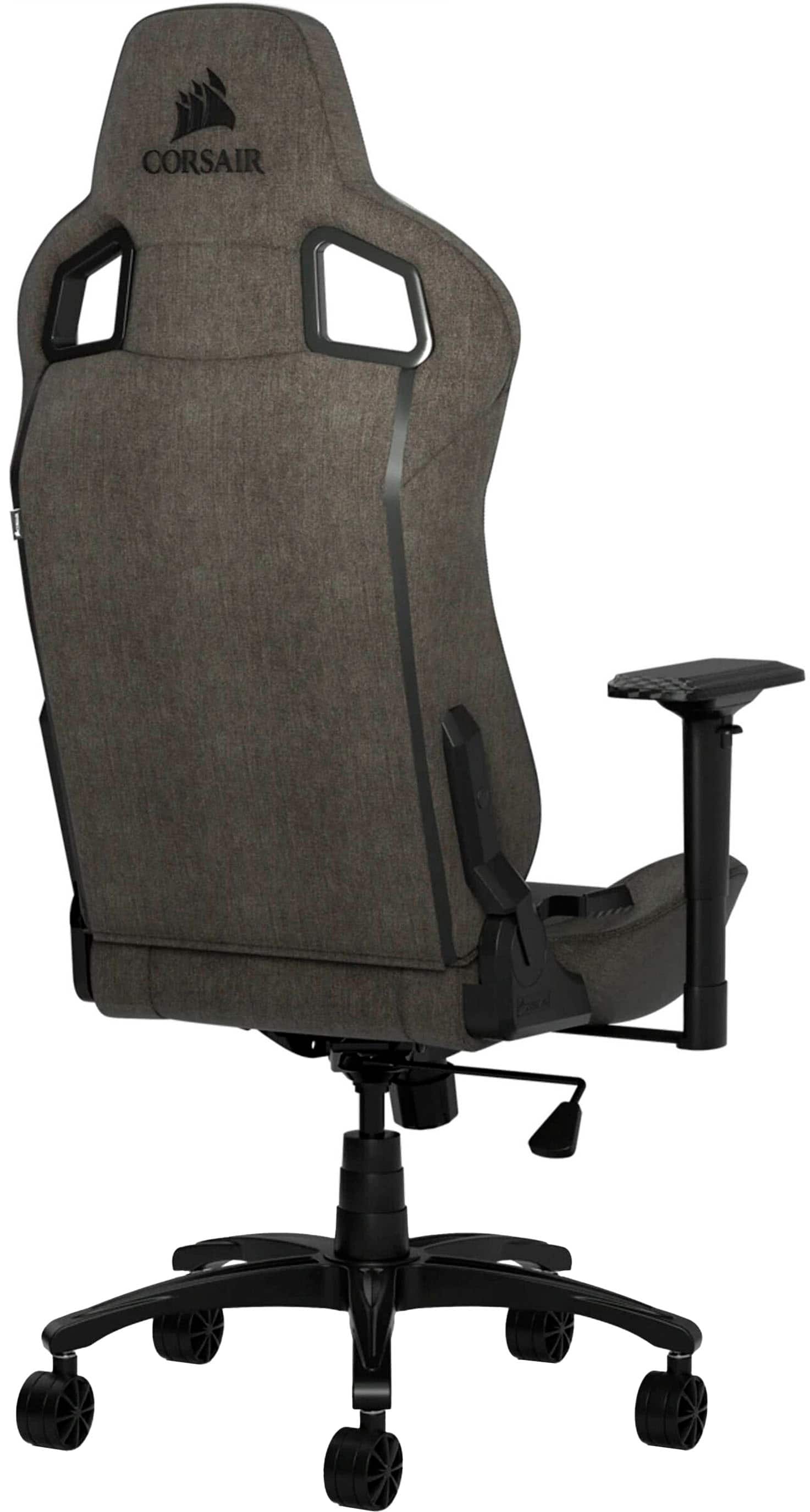 Alt View 13. CORSAIR - T3 RUSH Fabric Gaming Chair - Charcoal.