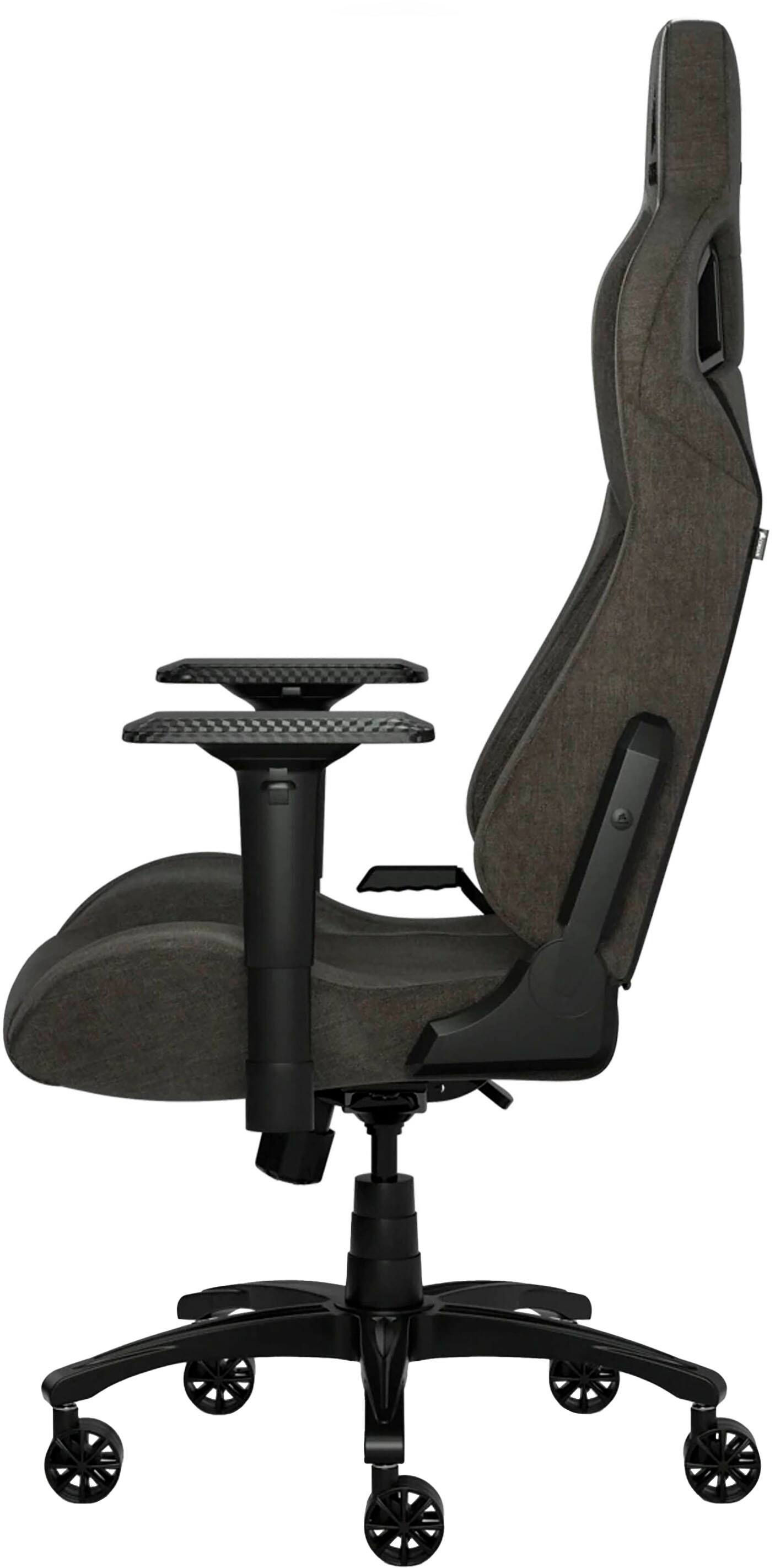Left. CORSAIR - T3 RUSH Fabric Gaming Chair - Charcoal.