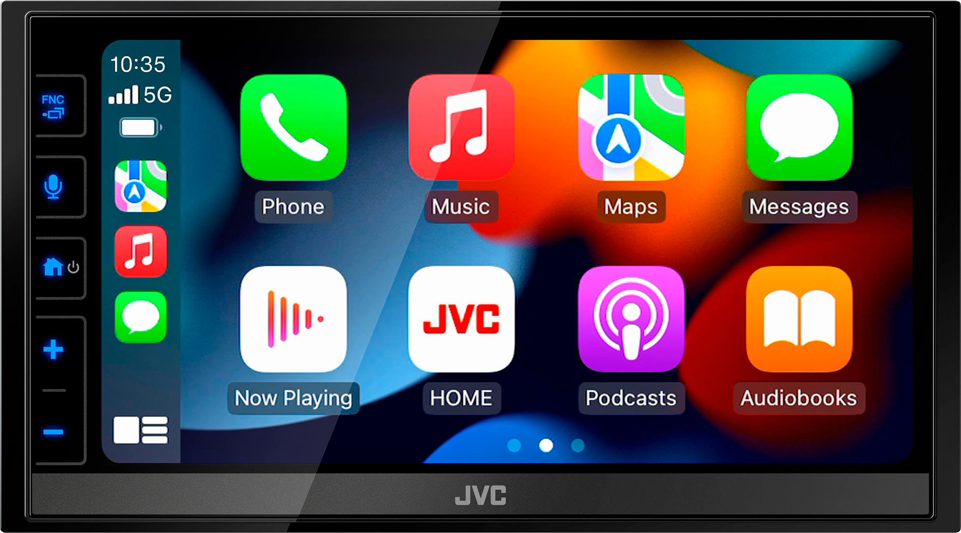 JVC 6.8 Wireless Android Auto, Apple CarPlay Bluetooth Digital Media (DM)  Receiver with Variable Color and SiriusXM Ready Black KW-M785BW - Best Buy