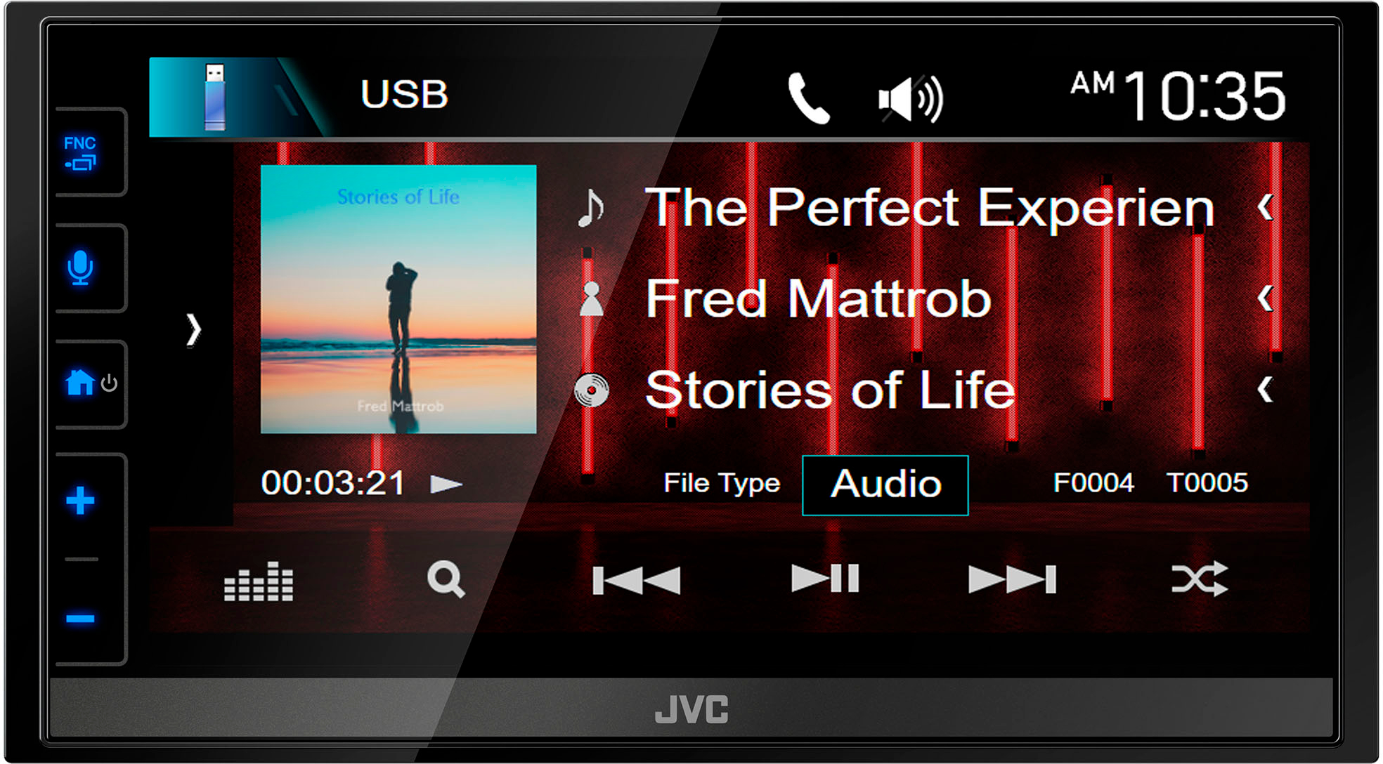 Autoradio JVC KD-R794BT BLUETOOTH USB CD AUX - Camping-car, voiture