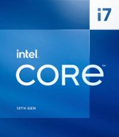 Intel - Core i7-13700 13th Gen 16 cores 8 P-cores + 8 E-cores 30MB Cache, 2.1 to 5.2 GHz Desktop Processor - Grey/Black/Gold - Front_Zoom