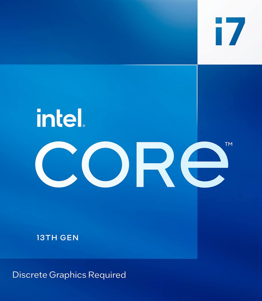 Intel Core i7 13700F 13th Gen 16 cores 8 P cores + 8 E cores Intel Core i7 13700F 13th Gen 16 cores 8 P cores + 8 E cores