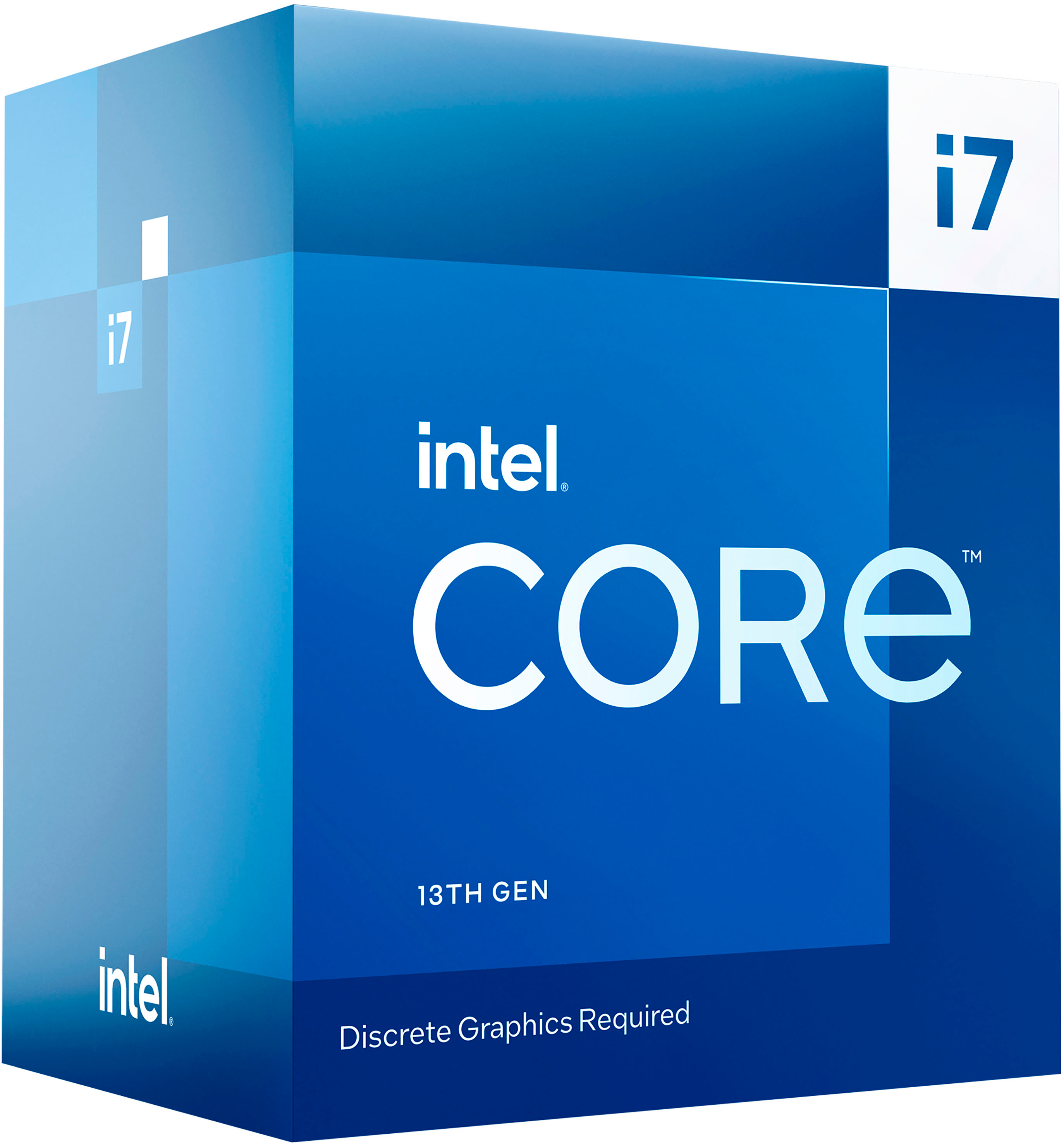 Intel Core i7-13700F 13th Gen 16 cores 8 P-cores + 8 E-cores 30MB Cache,  2.1 to 5.2 GHz Desktop Processor Grey/Black/Gold BX8071513700F - Best Buy