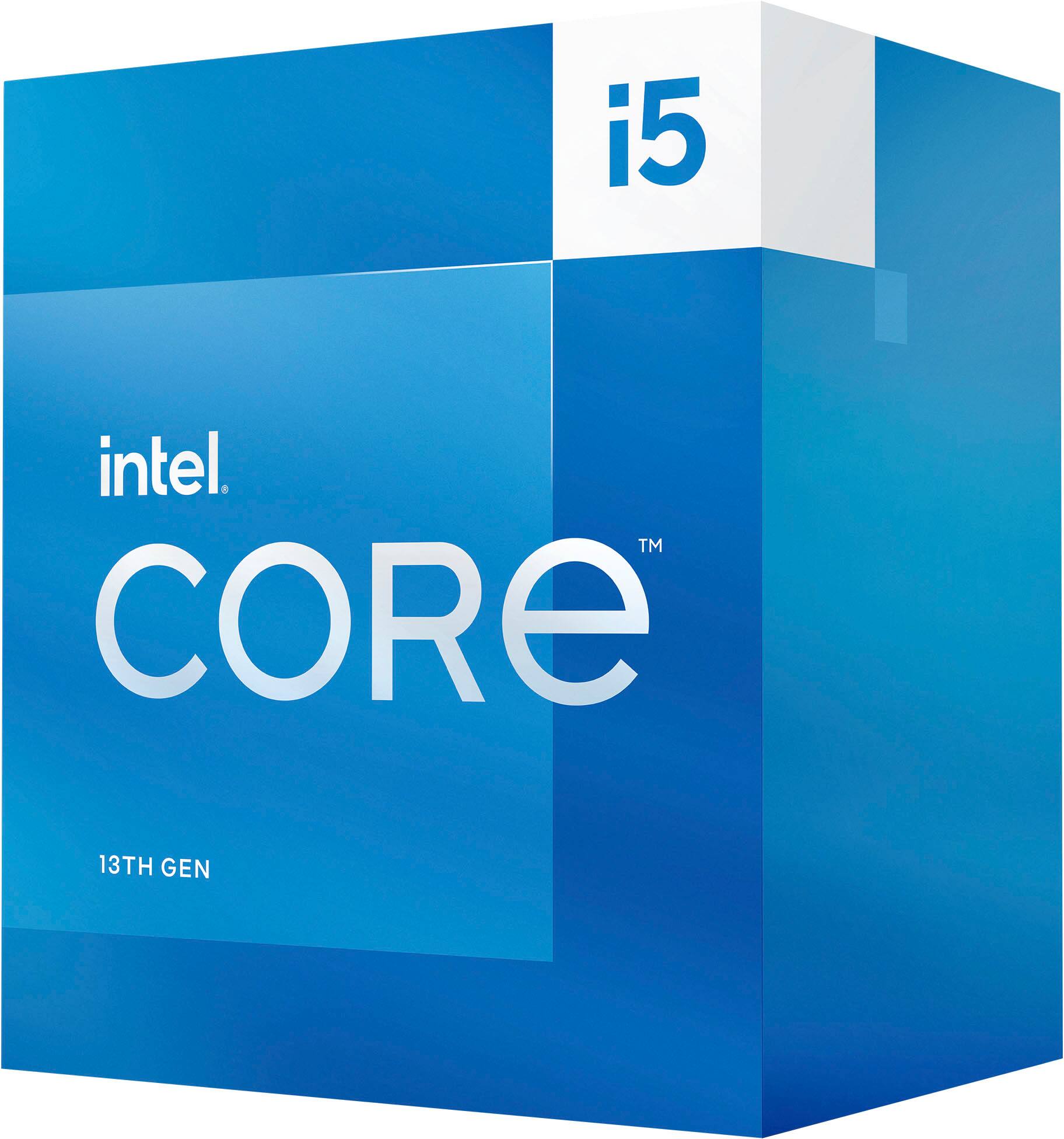 Alt View 11. Intel - Core i5-13400 13th Gen 10 core 6 P-cores + 4 E-cores, 20MB Cache, 2.5 to 4.6 GHz Desktop Processor - Grey/Black/Gold.