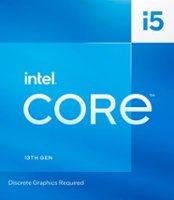 Intel - Core i5-13400F 13th Gen 10 core 6 P-cores + 4 E-cores, 20MB Cache, 2.5 to 4.6 GHz Desktop Processor - Front_Zoom