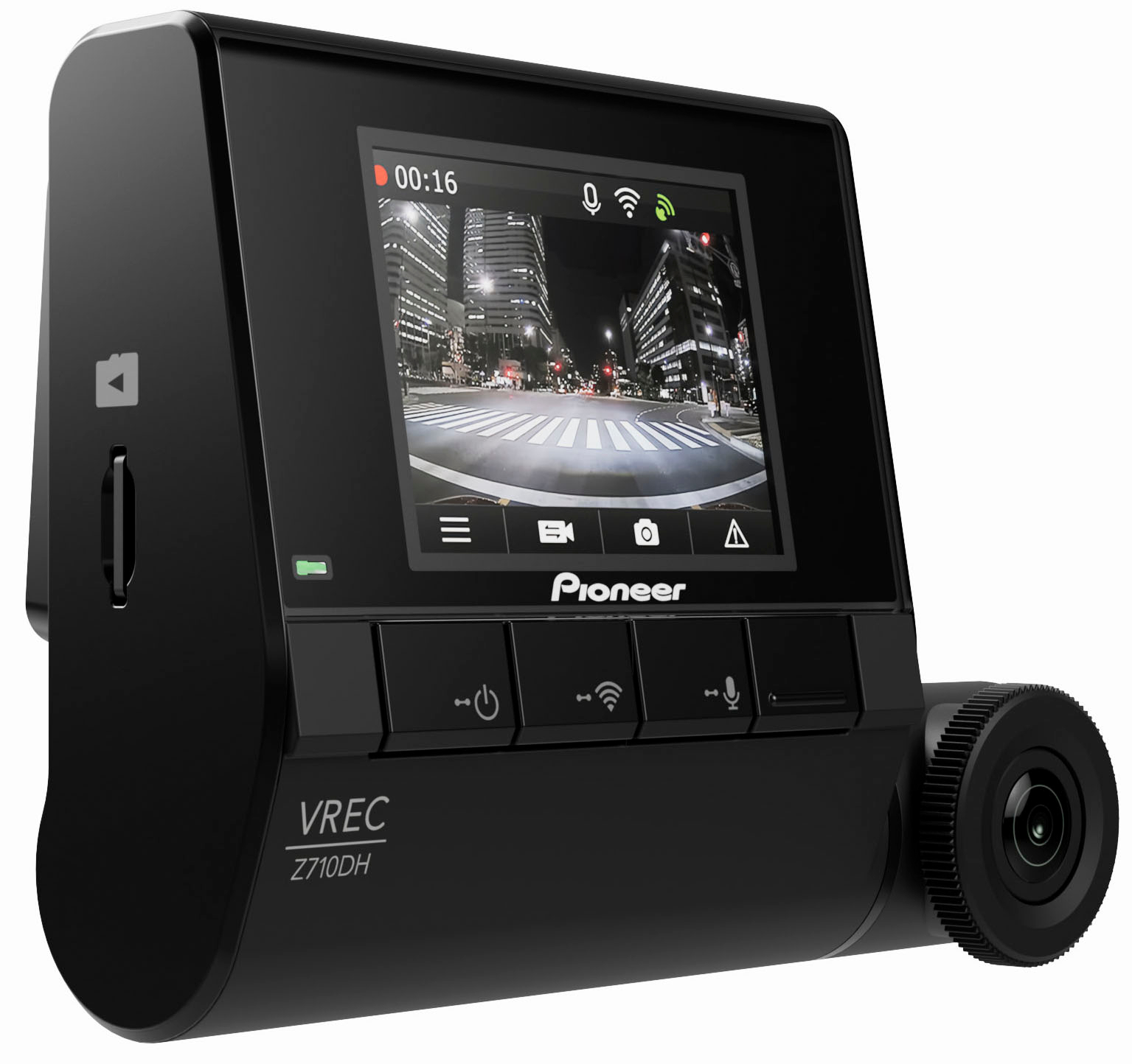  Pioneer VREC-Z710DH - High-Definition Dash Cam, 4K Ultra HD  Recording, Dual-Channel, GPS Tracking, Wi-Fi Connectivity, and Advanced  Driver Assistance Systems : Electronics