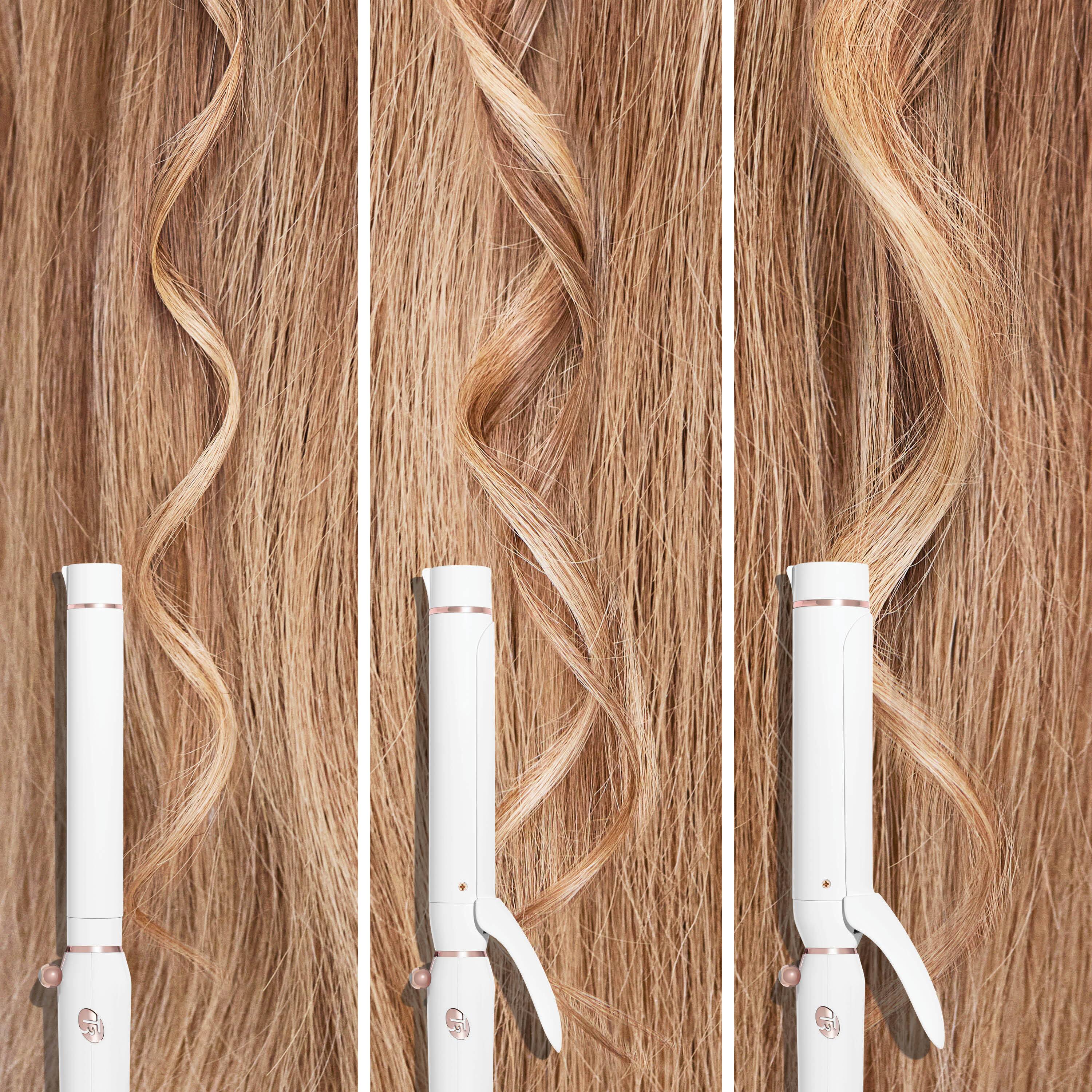 Alt View 15. T3 - Switch Kit Wave Trio Interchangeable Curling Iron - White & Rose Gold.