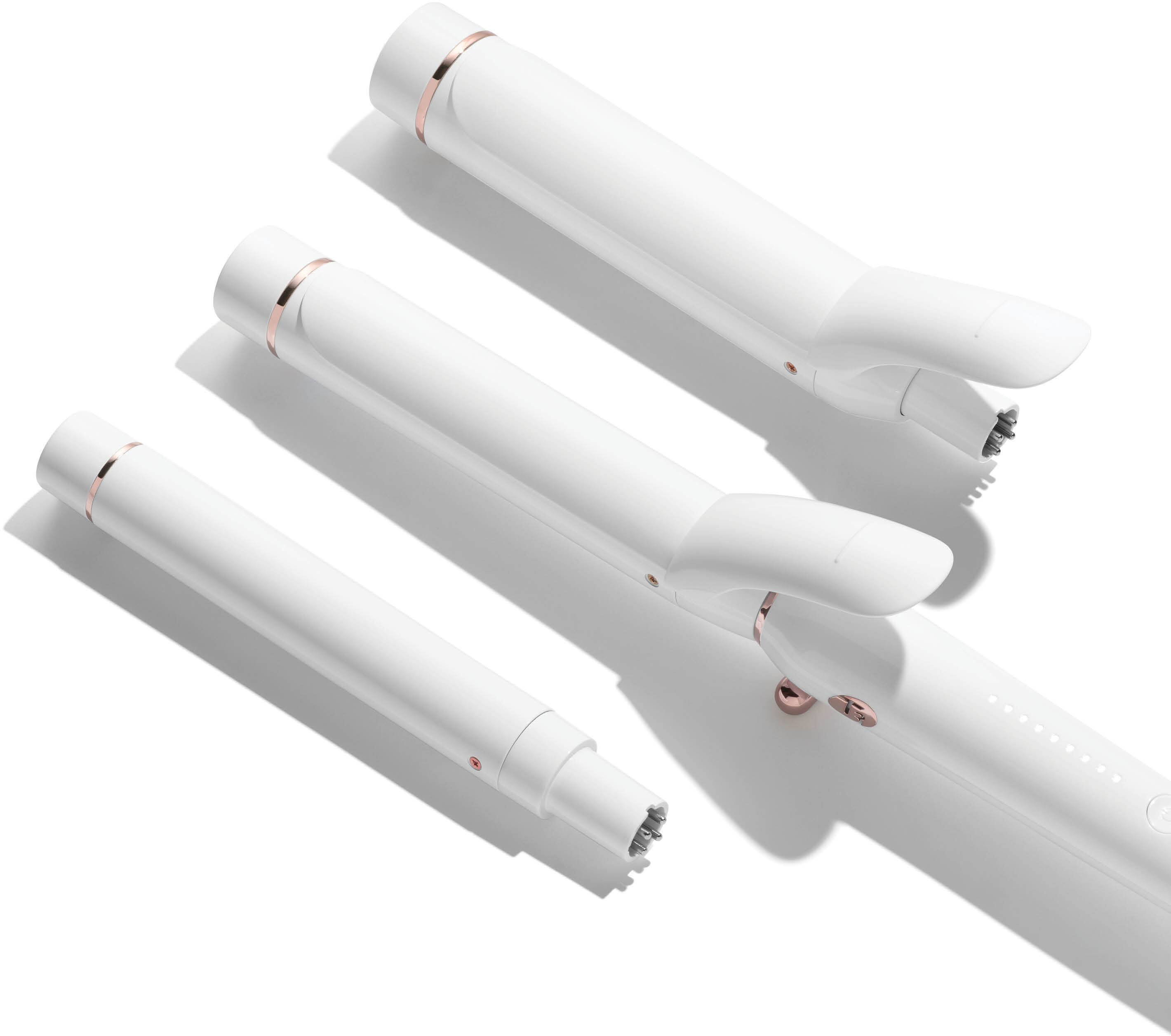 Alt View 21. T3 - Switch Kit Wave Trio Interchangeable Curling Iron - White & Rose Gold.