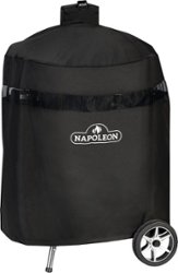 Napoleon - 22" Charcoal Kettle Grill with Legs Premium Cover - Black - Left_Zoom