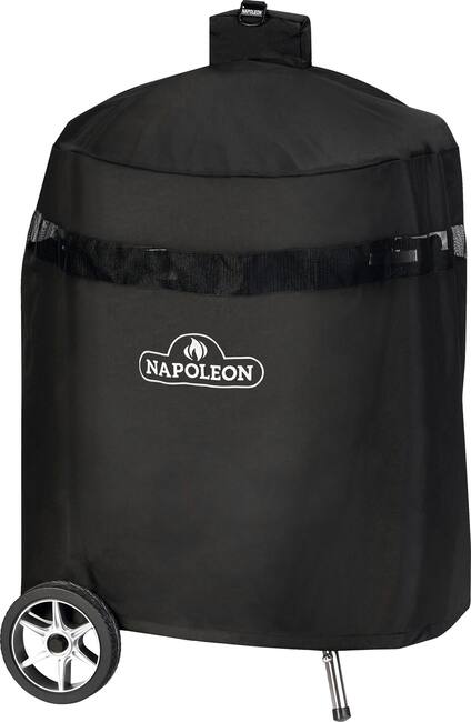 Napoleon - 22" Charcoal Kettle Grill with Legs Premium Cover - Black_1