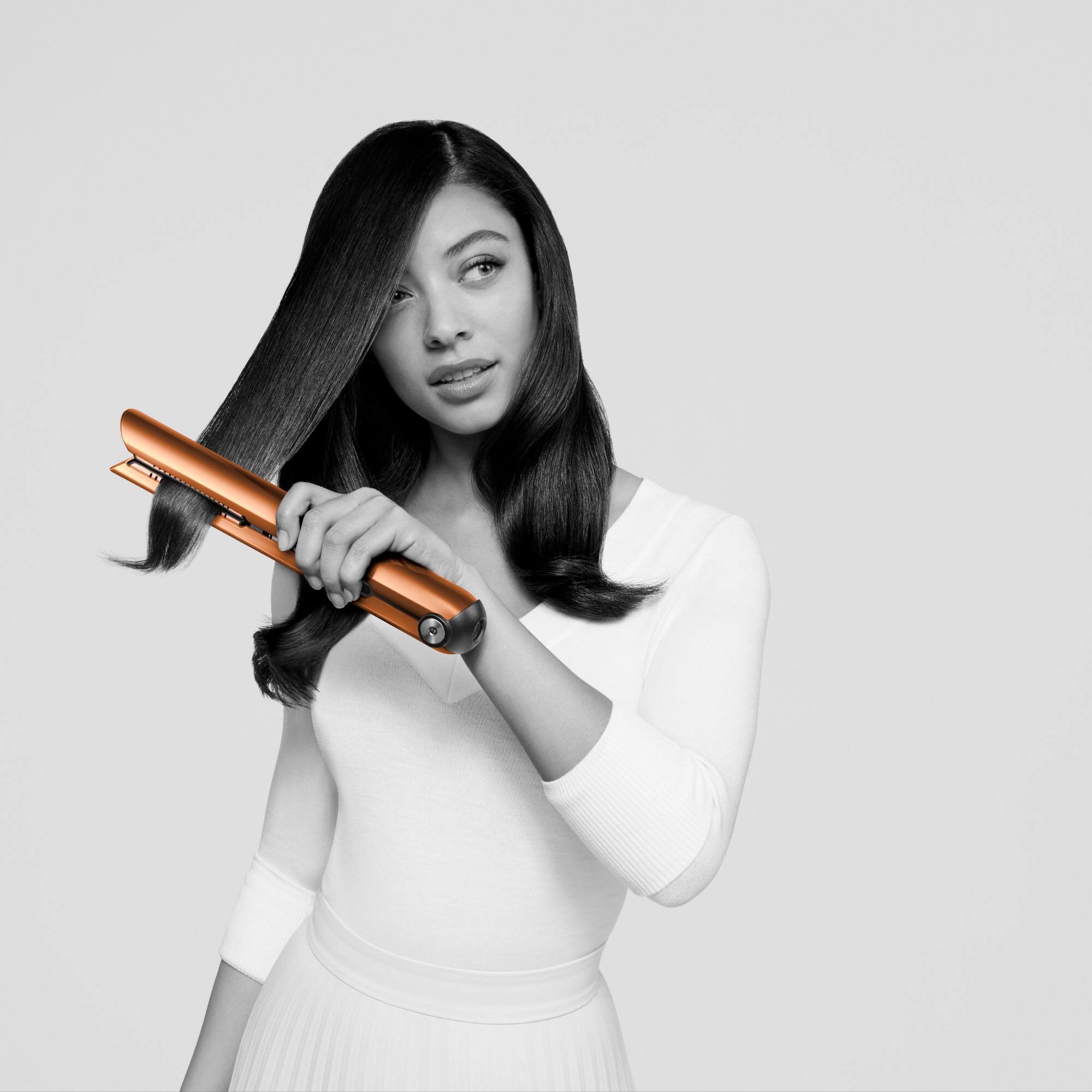 Alt View 16. Dyson - Corrale Hair Straightener - Copper/Nickel.