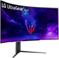 Back. LG - UltraGear 45” OLED Curved WQHD 240Hz 0.03ms FreeSync and NVIDIA G-Sync Compatible Gaming Monitor with HDR10 - Black.