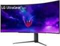 Left. LG - UltraGear 45” OLED Curved WQHD 240Hz 0.03ms FreeSync and NVIDIA G-Sync Compatible Gaming Monitor with HDR10 - Black.