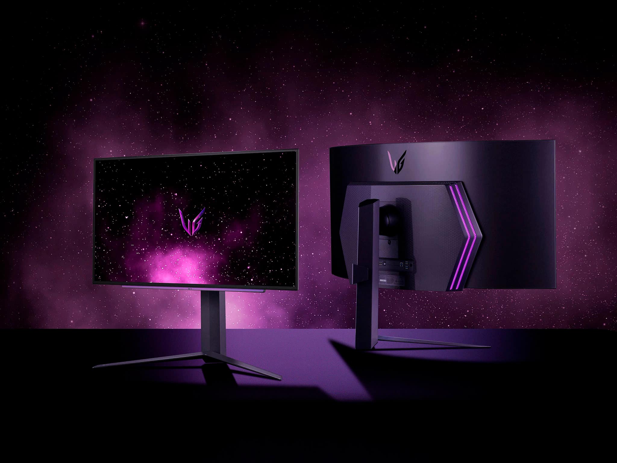 Alt View 25. LG - UltraGear 27" OLED QHD 240Hz 0.03ms FreeSync and NVIDIA G-SYNC Compatible Gaming Monitor with HDR10 - Black.