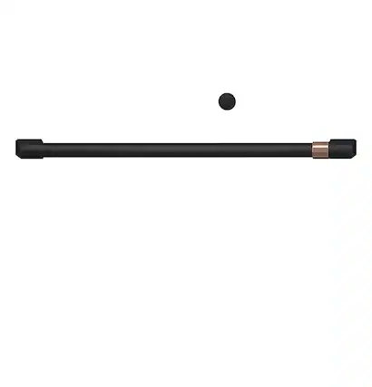 Front. Café - Café Handle Kit for most Café and Advantium Wall Ovens - Flat Black.