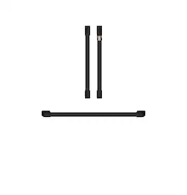 Handle and Knob Set for Café Wall Oven - Flat Black