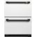 Alt View 12. Café - Handle Kit for Café Undercounter Refrigerators & Dishwashers - Flat Black.