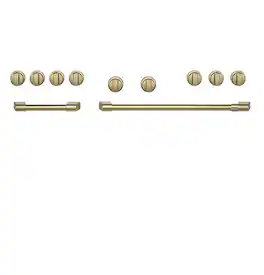 Handle and Knob Kit for Café Range and Cooktops - Brushed Brass