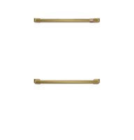 Handle Kit for Café Wall Oven - Brushed Brass - Front_Zoom