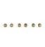 Angle. Café - Handle and Knob Kit for Café Range and Cooktops - Brushed Brass.