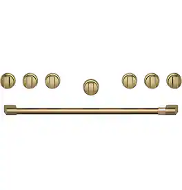 Handle and Knob Kit for Café Range and Cooktops - Brushed Brass