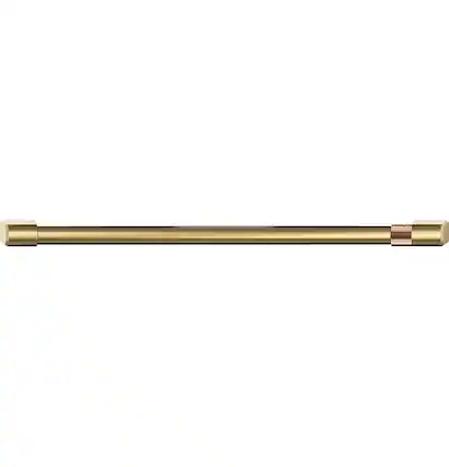 Front. Café - Handle Kit for Café Wall Oven - Brushed Brass.