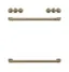 Alt View 11. Café - Handle and Knob Set for Front Control Gas Range - Brushed Brass.