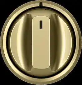 Knobs for Café Gas Cooktops - Brushed Brass