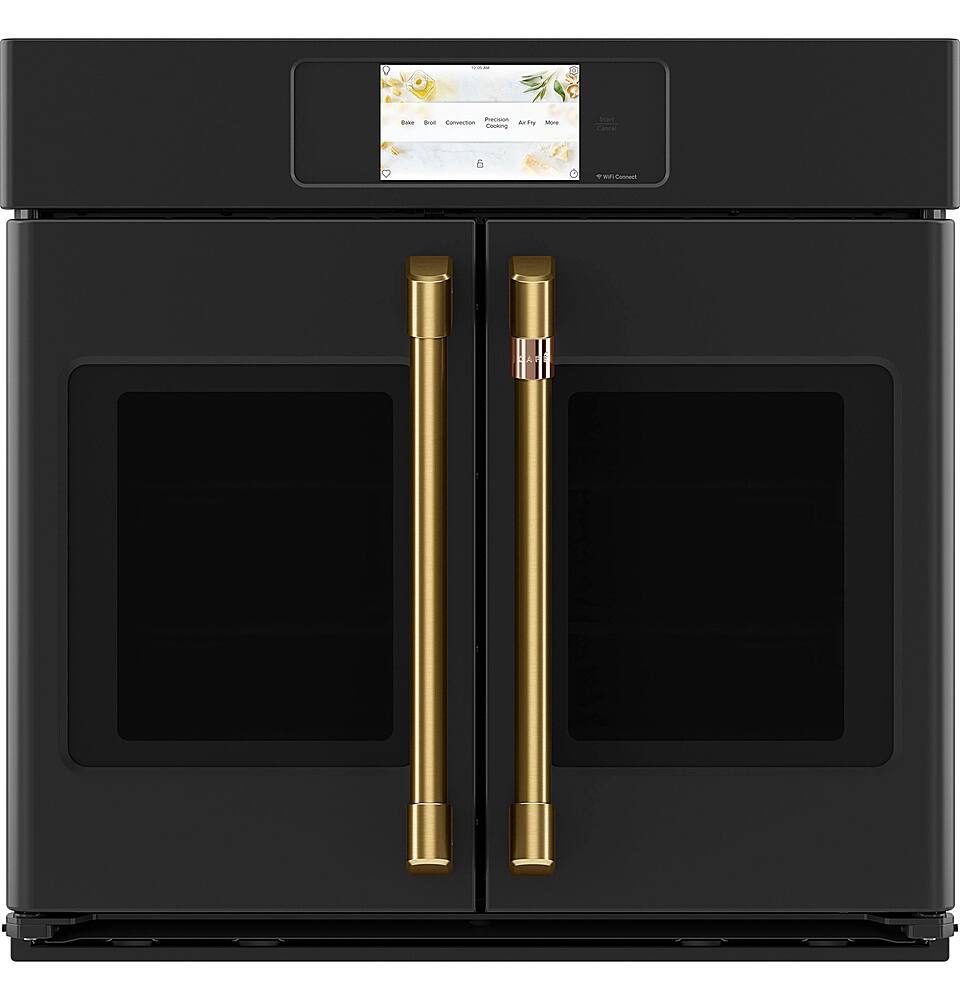 Alt View 11. Café - Handle and Knob Kit for Café Range and Cooktops - Brushed Brass.