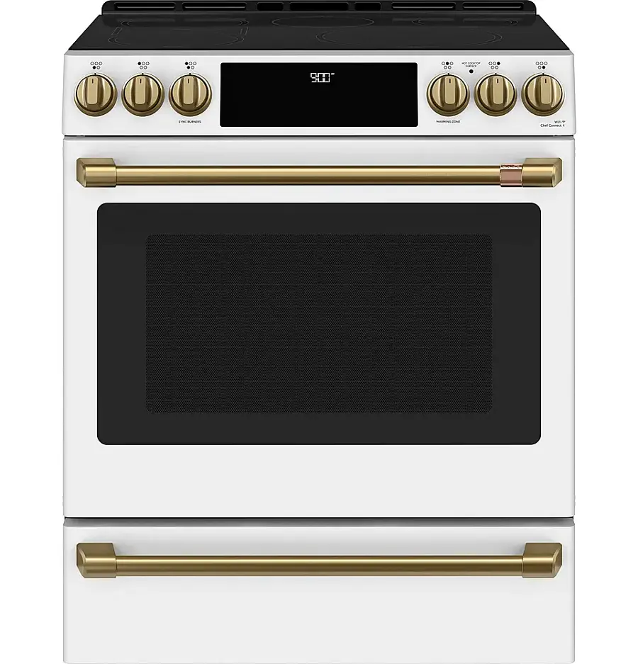 Alt View 16. Café - Café Accessory Kit for most Café Electric Ranges - Brushed Brass.