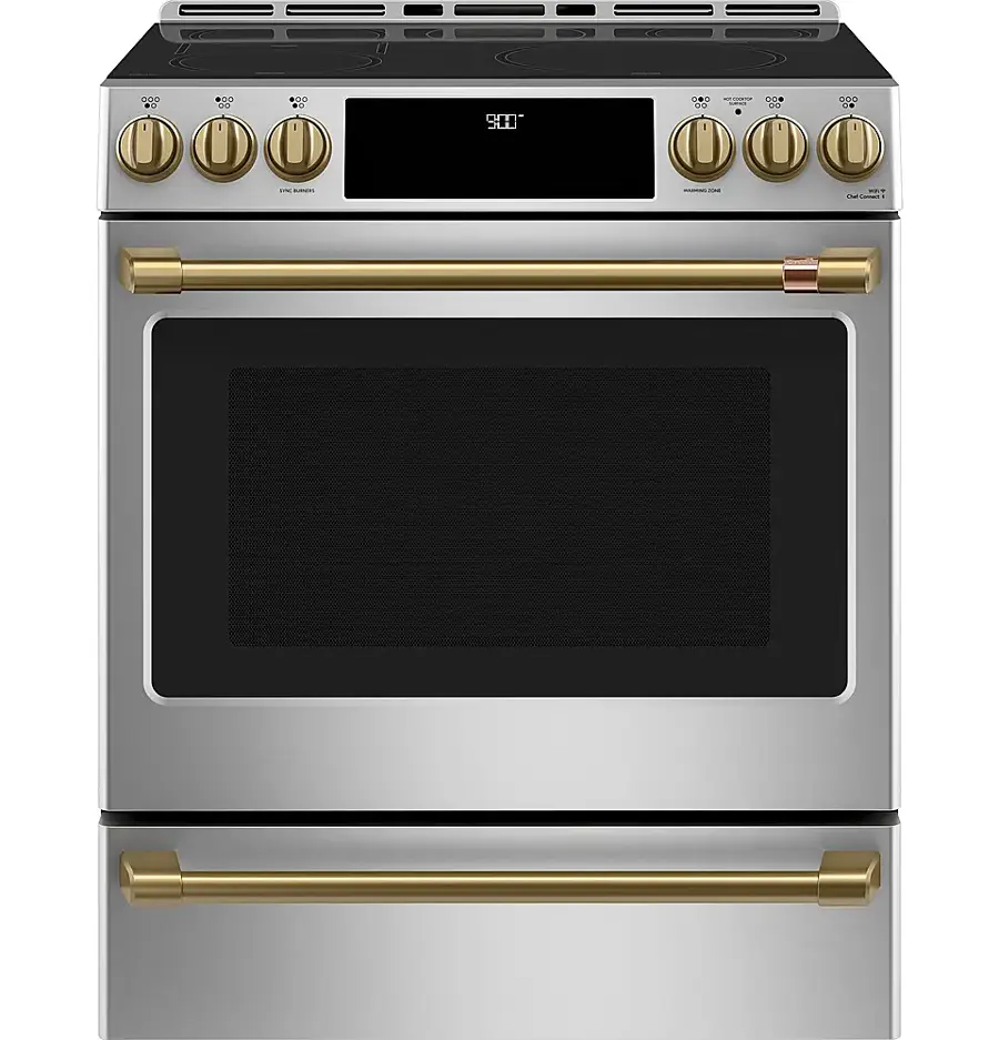 Alt View 17. Café - Café Accessory Kit for most Café Electric Ranges - Brushed Brass.