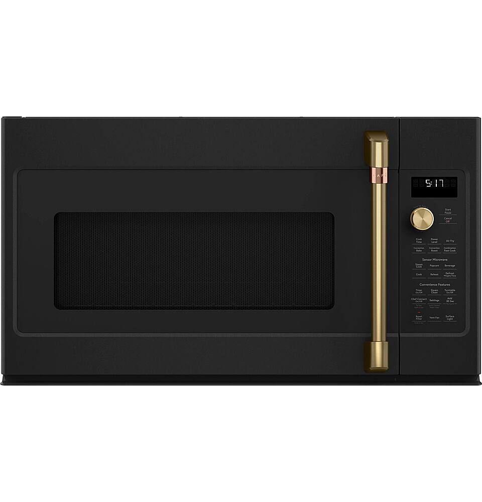Alt View 11. Café - Handle and Dial Kit for Café Microwave Oven - Brushed Brass.