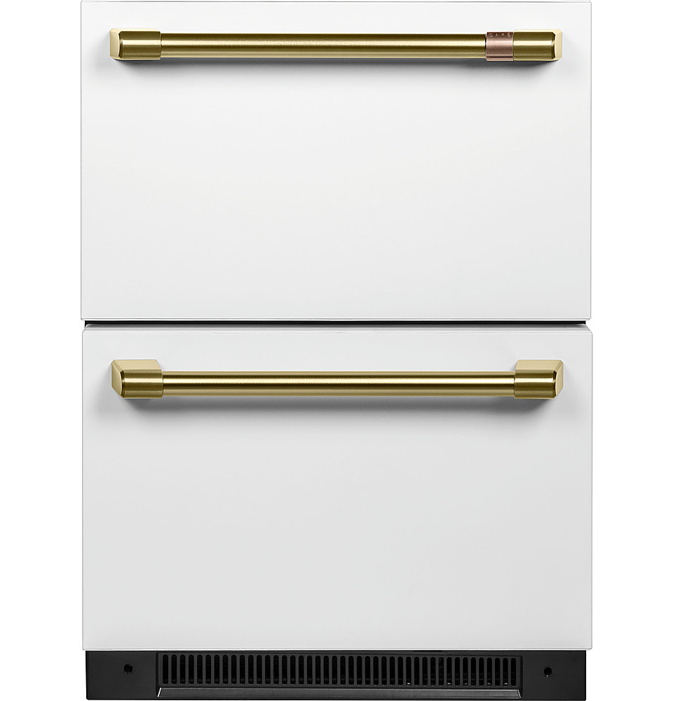 Alt View 12. Café - Handle Kit for Café Undercounter Refrigerators & Dishwashers - Brushed Brass.