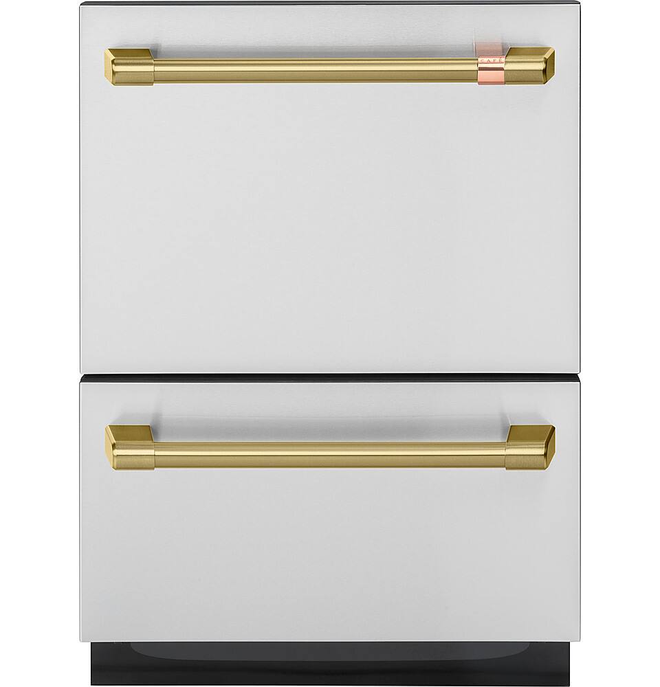 Alt View 14. Café - Handle Kit for Café Undercounter Refrigerators & Dishwashers - Brushed Brass.