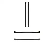 Front. Café - Café Handle Kit for most Café Refrigerators - Flat Black.