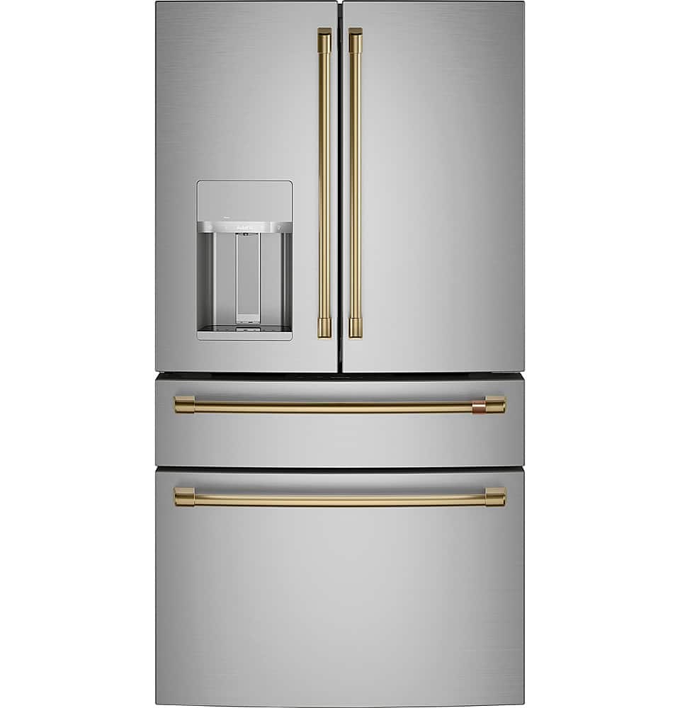 Angle. Café - Refrigeration Handle Kit for Café - Brushed Brass.
