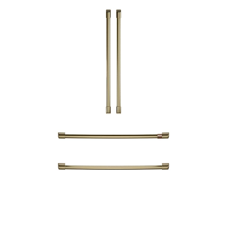 Refrigeration Handle Kit for Café - Brushed Brass - Front_Zoom