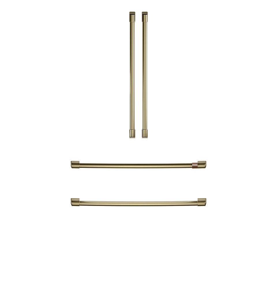 Front. Café - Refrigeration Handle Kit for Café - Brushed Brass.