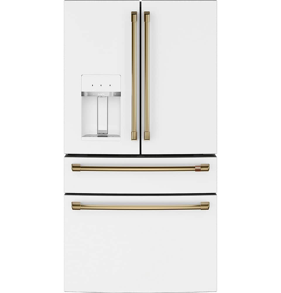 Alt View 11. Café - Refrigeration Handle Kit for Café - Brushed Brass.