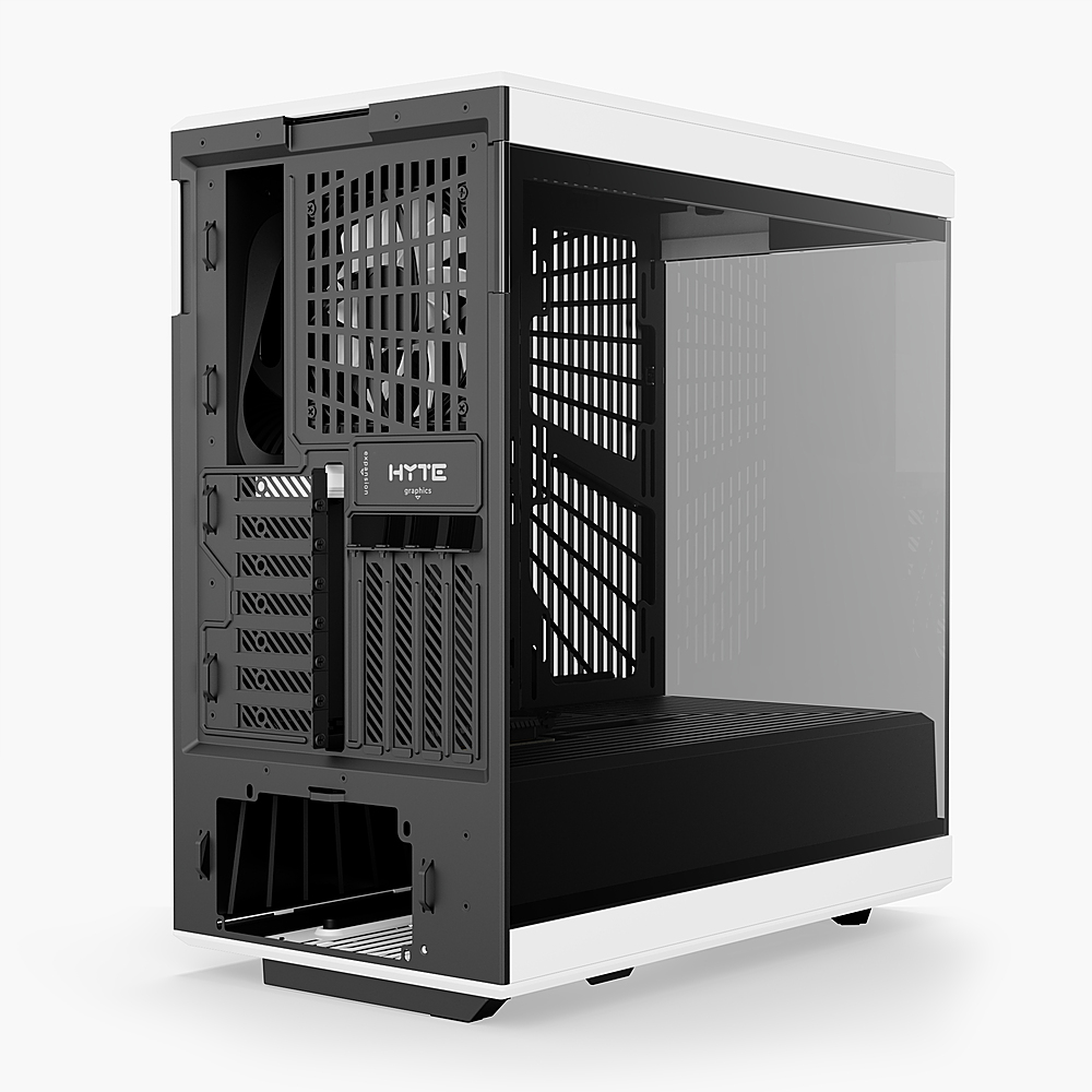 HYTE Y40 ATX Mid-Tower Case with PCIe 4.0 Riser Cable White CS