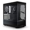 Front. HYTE - Y40 ATX Mid-Tower PC Case - Black.