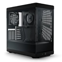 HYTE - Y40 ATX Mid-Tower PC Case - Black - Front_Zoom