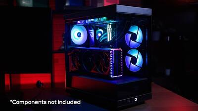 yusuty HYTE Y40 Mainstream Vertical GPU Case ATX Mid Tower Gaming