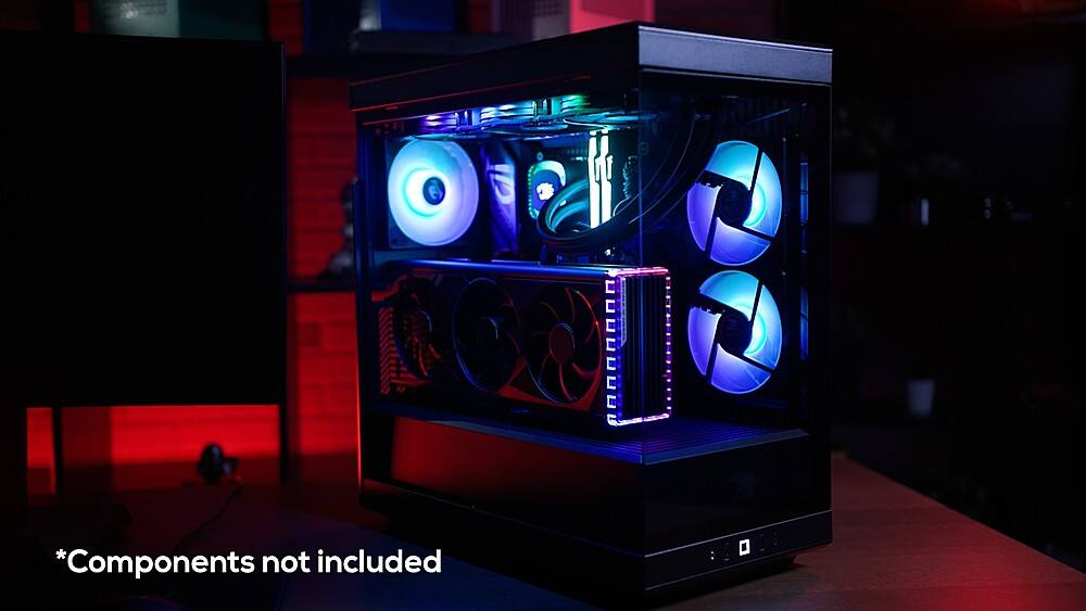 Alt View 17. HYTE - Y40 ATX Mid-Tower PC Case - Black.