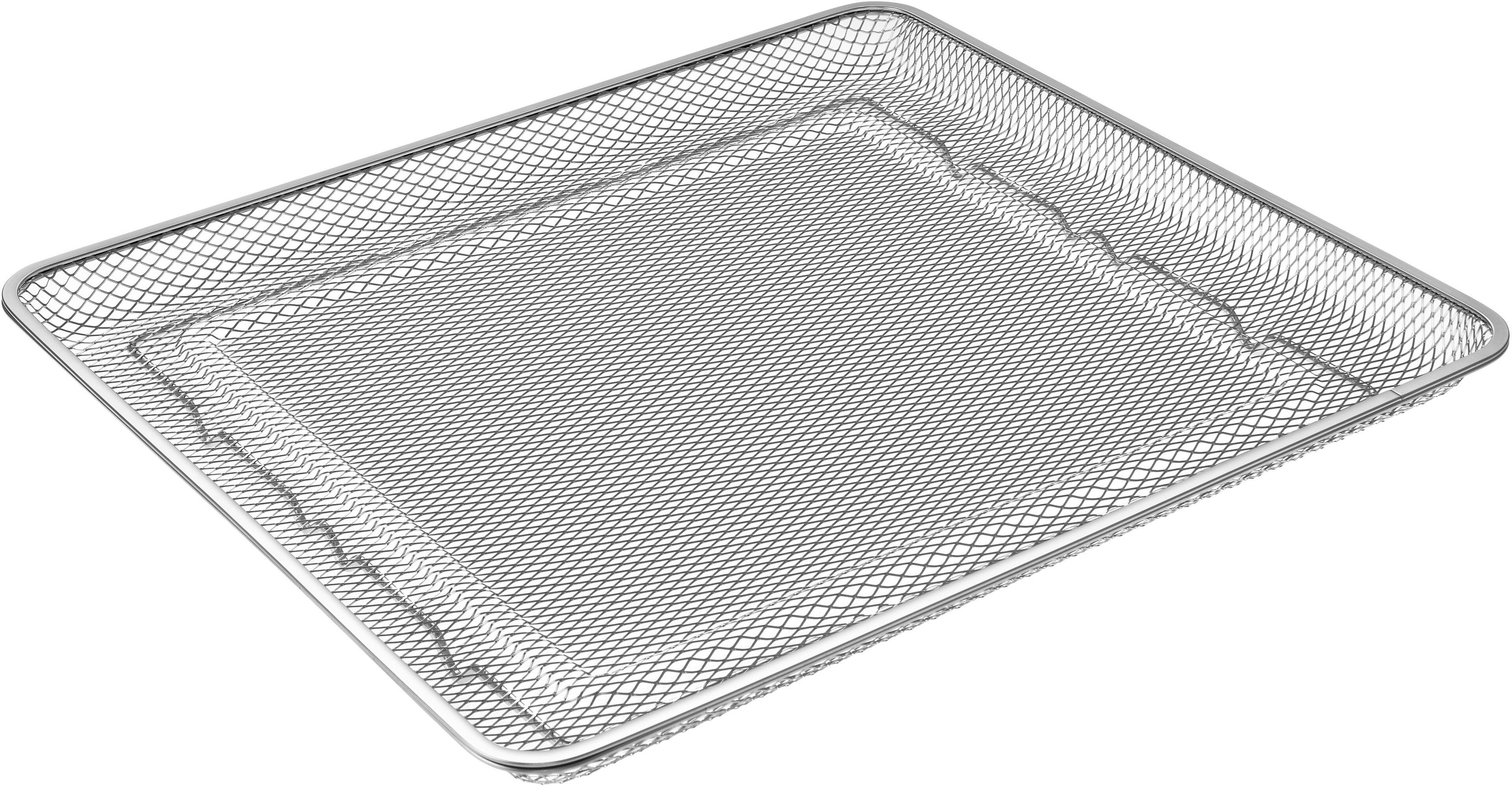 Angle. LG - LG Air Fry Tray - Silver.