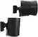 Angle. SANUS Elite - Adjustable Speaker Wall Mount for Sonos Era 100 and Era 300 Speakers - Pair - Black.