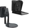 Front. SANUS Elite - Adjustable Speaker Wall Mount for Sonos Era 100 and Era 300 Speakers - Pair - Black.