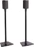 Sanus - Universal Speaker Stands for Speakers up to 10 lbs - Built in Cable Management - Sold in Pairs - Black