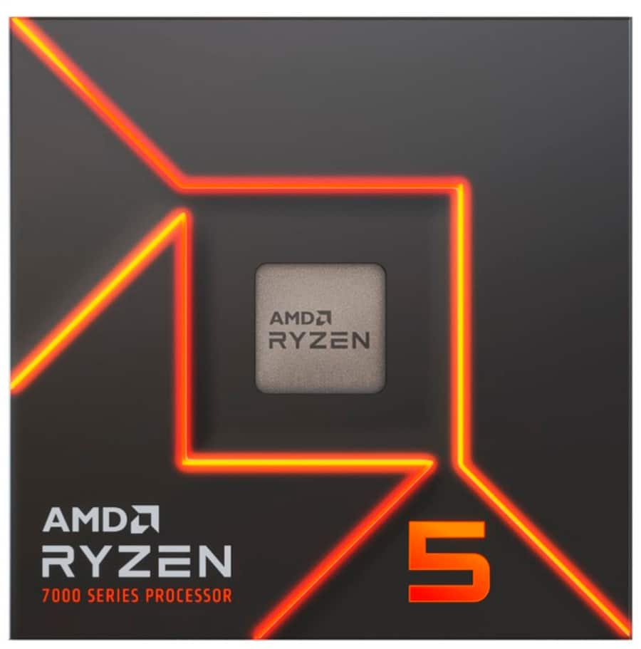 AMD Ryzen 5 7600 6 core 12 Thread 4.0 GHz (5.2 GHz Max Boost AMD Ryzen 5 7600 6 core 12 Thread 4.0 GHz (5.2 GHz Max Boost